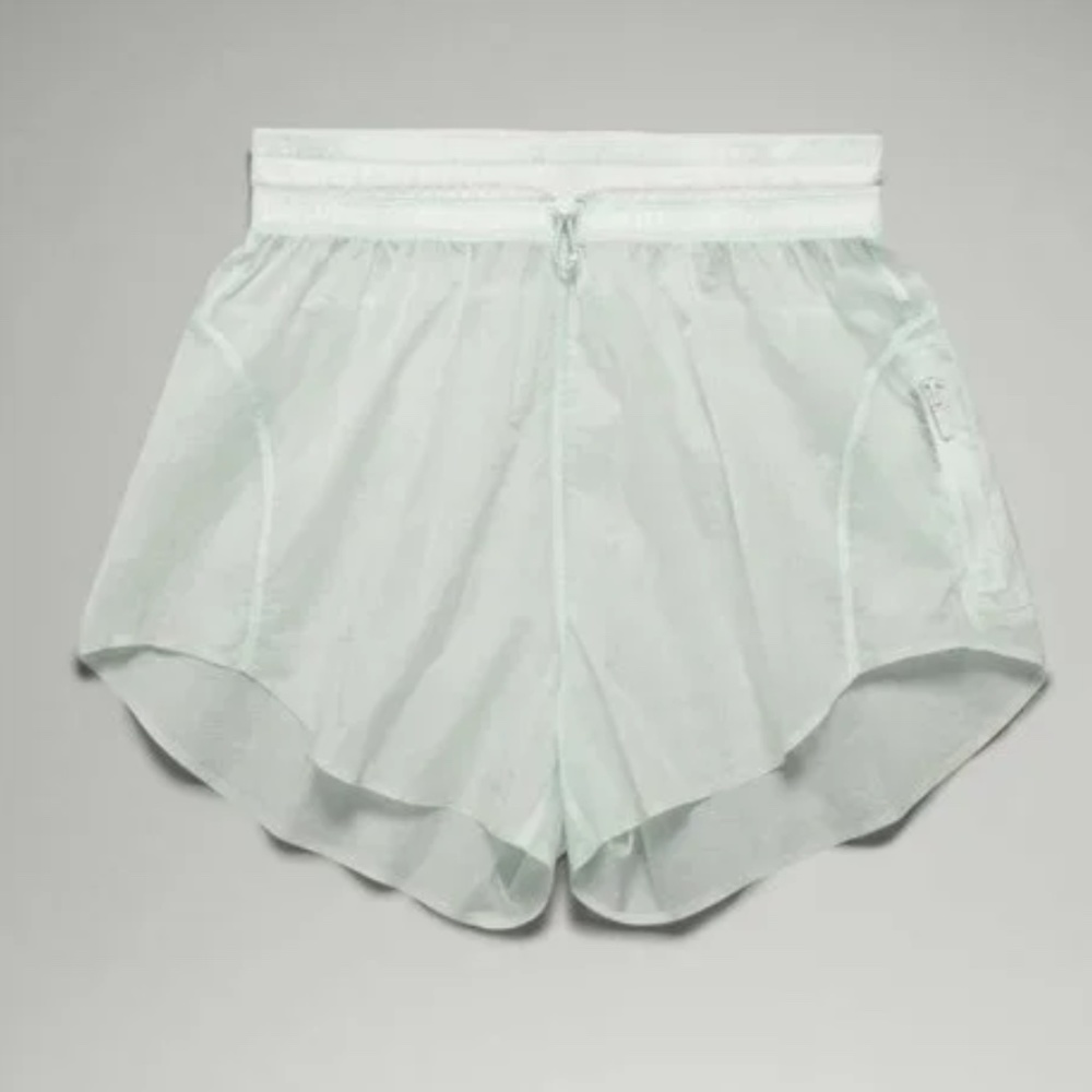 lululemon Step Out HR shorts in Ocean Air Green  sz 8